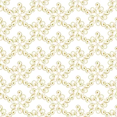 Schilderijen op glas Seamless pattern. Abstract texture. Elegant ornate decoration. Can be used for wallpaper, textiles, design, web page, background. © hvostik16
