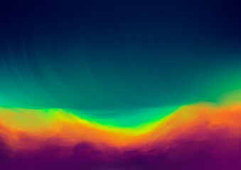 Abstract color background, selection of color combinations. Landscape background. Digital art illustration