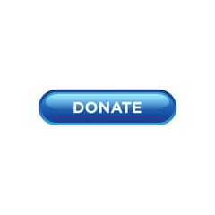 Donate Button Website Vector Template