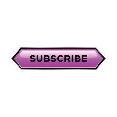 Subscribe Button Website Vector Template