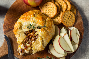 Homemade Baked Brie Puff Pastry