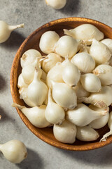 Raw White Organic Pearl Onions