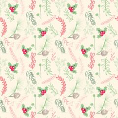  Winter Botanical background