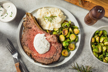 Homemade Standing Prime Rib Beef Roast