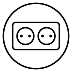 electrical socket icon