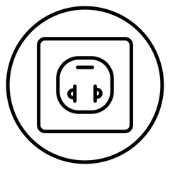 electrical socket icon