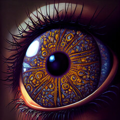 Colorful Eyeball