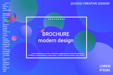 Abstract geometric texture. 3d ball shape gradients for decoration design.