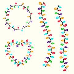 Christmas lights set and Wedding lights