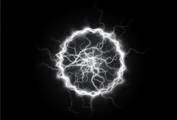 Powerful ball lightning white png.
A strong electric charge of energy in one ring.
Element for your design, advertising, postcards, invitations, screensavers, websites, games.