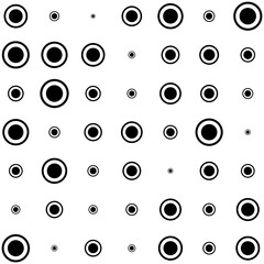 Circles halftone random pattern background. Vector illustration.