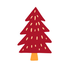 cute autumn tree cartoon