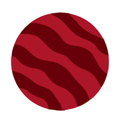 Simple planet illustration for design element