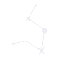 Star constellation line art illustration