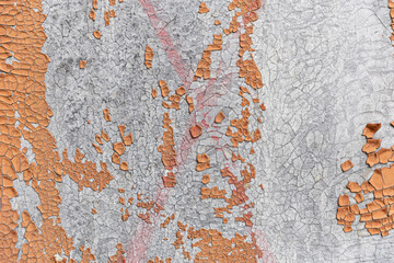 Cracked Orange Paint