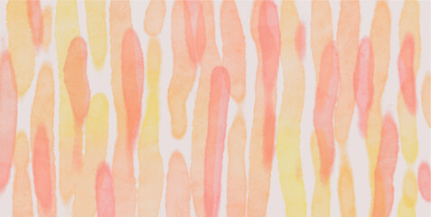 Coral pink Watercolor ink elegant background. Textured vector wallpaper with abstract shapes