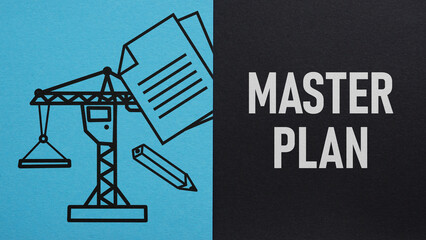Master Plan is shown using the text
