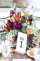 Wedding Dinner Table Setting