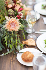 Wedding Dinner Table Setting