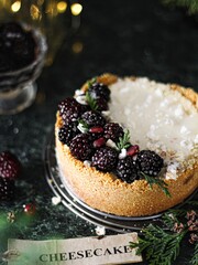 Frozen berries in cup 