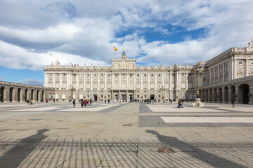 Obraz premium Royal Palace of Madrid Army Square