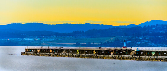 Evening Stroll on the Breakwater