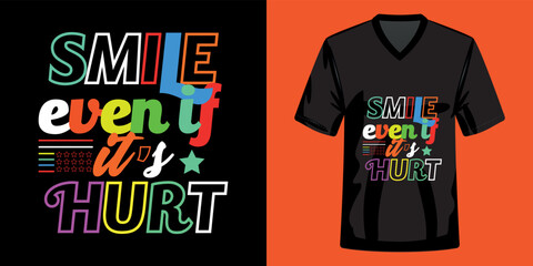 T-shirt design samples with illustration and apparel trendy t shirt design