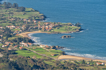 Fototapeta na wymiar General view of the town La Isla in Spain