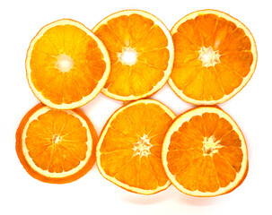 Dried orange slices.