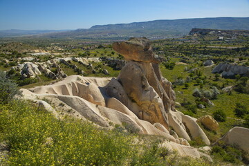 Fototapeta na wymiar Landscape at the rock formation 