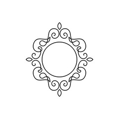 Vintage ornamental frame, vintage rectangle ornaments and ornate border. Decorative wedding frames, antique museum picture borders or deco divider, gift card, floral frame