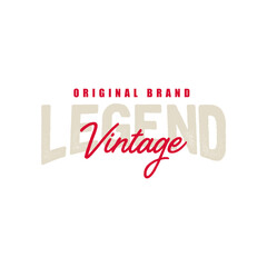 Vintage Badge Logo Design - Vector Stamp, old classic style illustration for apparel brand, restaurant, bistro, barber shop