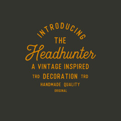 Fototapeta premium Vintage Badge Logo Design - Vector Stamp, old classic style illustration for apparel brand, restaurant, bistro, barber shop