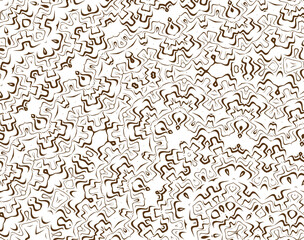 Obraz premium Abstract background with optical illusion wave. Black and white horizontal lines with wavy distortion effect for prints, web pages, template, posters, monochrome backgrounds and pattern