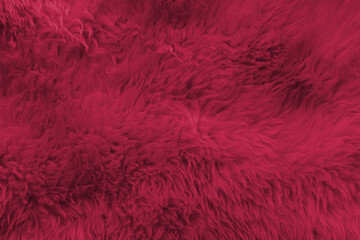 background of wool. New 2023 trending PANTONE 18-1750 Viva Magenta colour