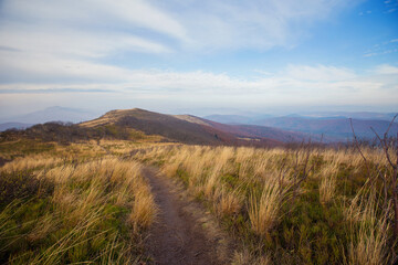 Landscape in Bieszczady, Poland