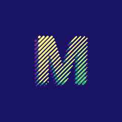 Letter M Logo Lettermark M Monogram - Typeface Type Emblem Character Trademark