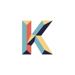 Letter K Logo Lettermark K Monogram - Typeface Type Emblem Character Trademark