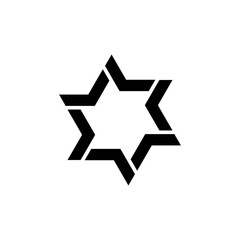 Star logo - abstract symbol rating review sparkle rank ranking web success award magic quality invitation party happiness feedback rate geometric surprise