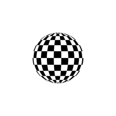 OpArt Optical Illusion Abstract Design, Abstract art illustration with black and white stripes, pattern background