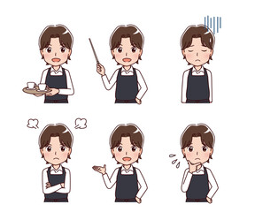 働く人々　職業のイラスト