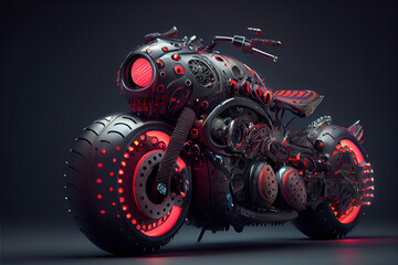 motorbike, futuristic, concept design, alien, motorcycle