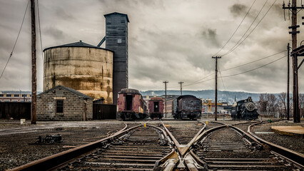 Fototapeta premium rail yard