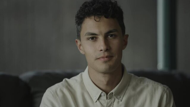 Close up portrait of smiling confident businessman / Provo, Utah, United States