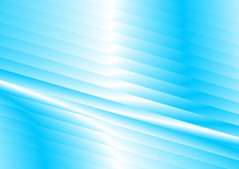 Obraz premium Blue white glossy stripes abstract concept background. Vector design