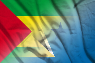 Sao Tome and Principe and Saint Lucia government flag international contract LCA STP