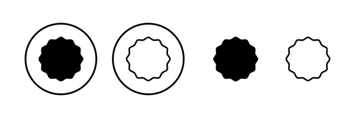 Badge icon vector illustration. Awards icon vector. Achieve sign and symbols