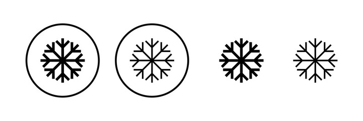 Snow icon vector illustration. snowflake sign and symbol