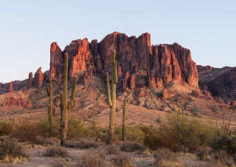 Superstition Mountains in Lost Dutchman State Park
