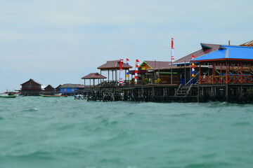 Scenic activities on the way to Derawan Island, Berau City by boat